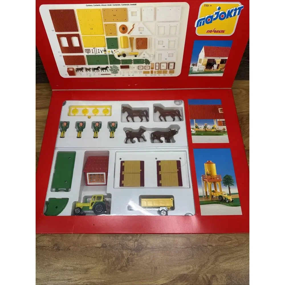 Majorette Majokit France Construction Playset Giant Farm Kit – 200 Pieces New